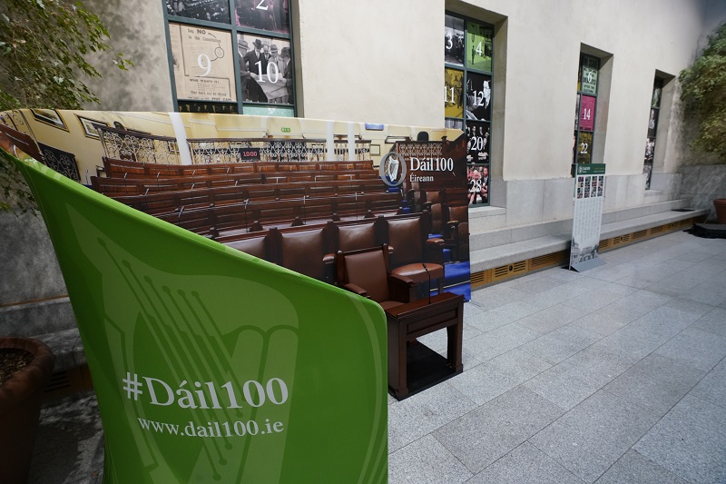 Photos from the Dáil100 experience tour